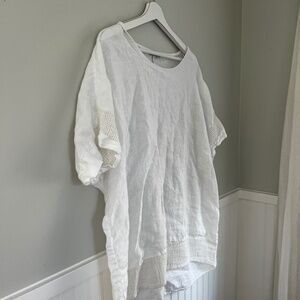Linen white shirt